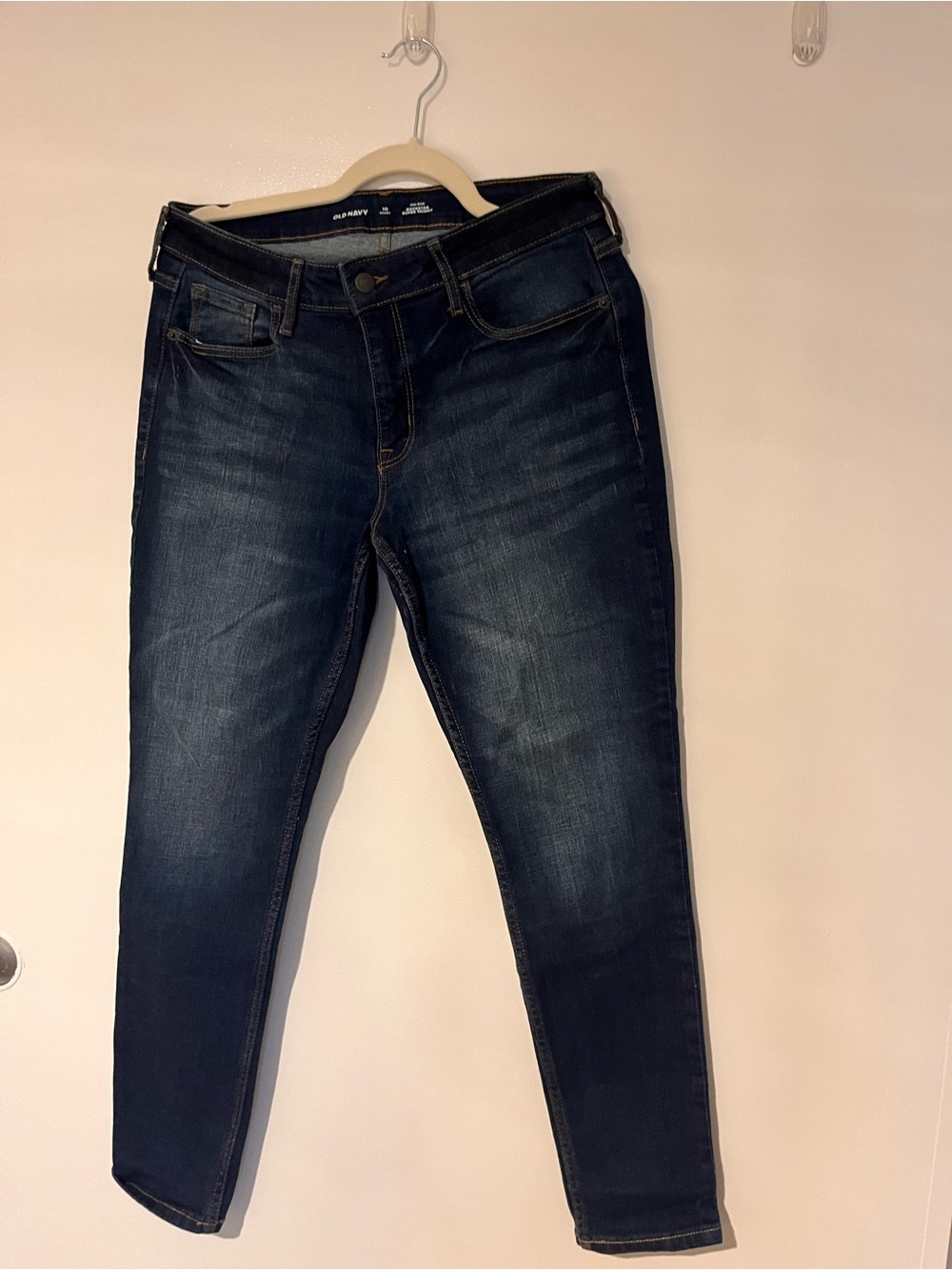 Old Navy Rockstar Super Skinny Jeans in Dark Blue